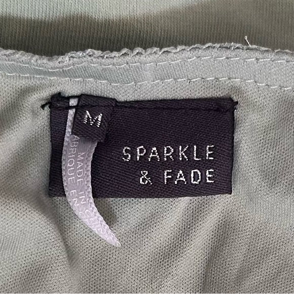 UO Sparkle and Fade Mint Green Sparkly Halter Body Suit in Women’s Medium - Picture 4 of 9